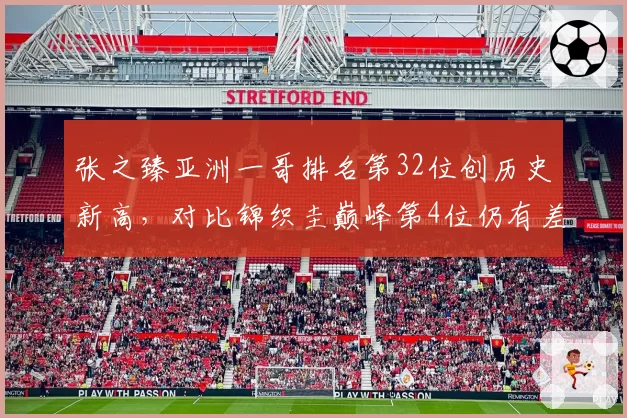 张之臻亚洲一哥排名第32位创历史新高,对比锦织圭巅峰第4位仍有差距